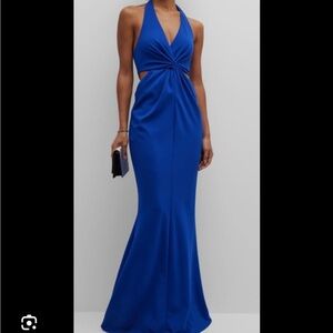 Neiman Marcus halter neck gown